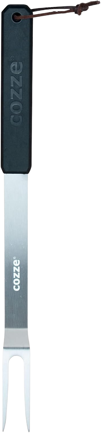Cozze Grillgabel 450mm mit TPR-Griff, Edelstahl