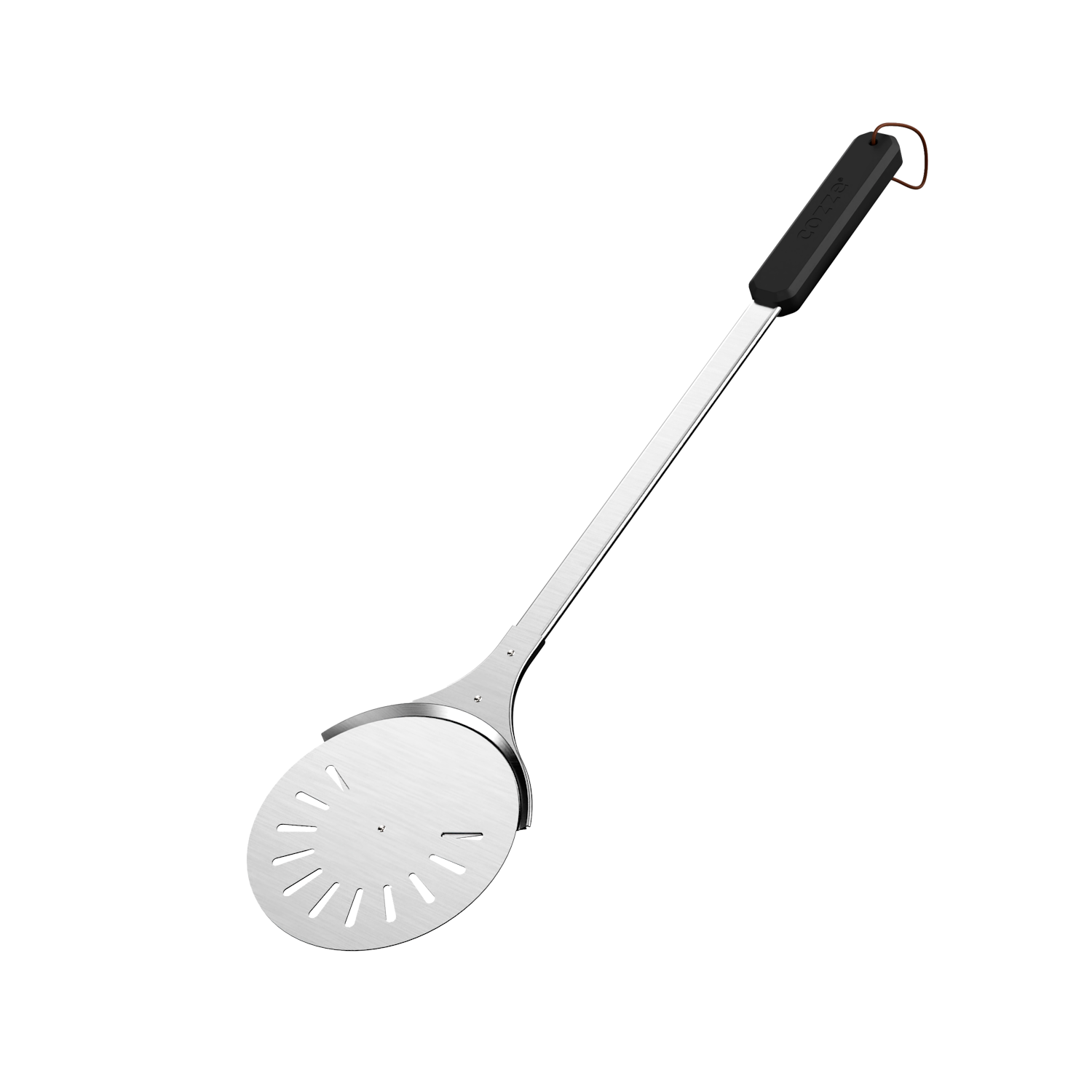 Cozze drehbare Pizzaschaufel 18x76cm, Edelstahl