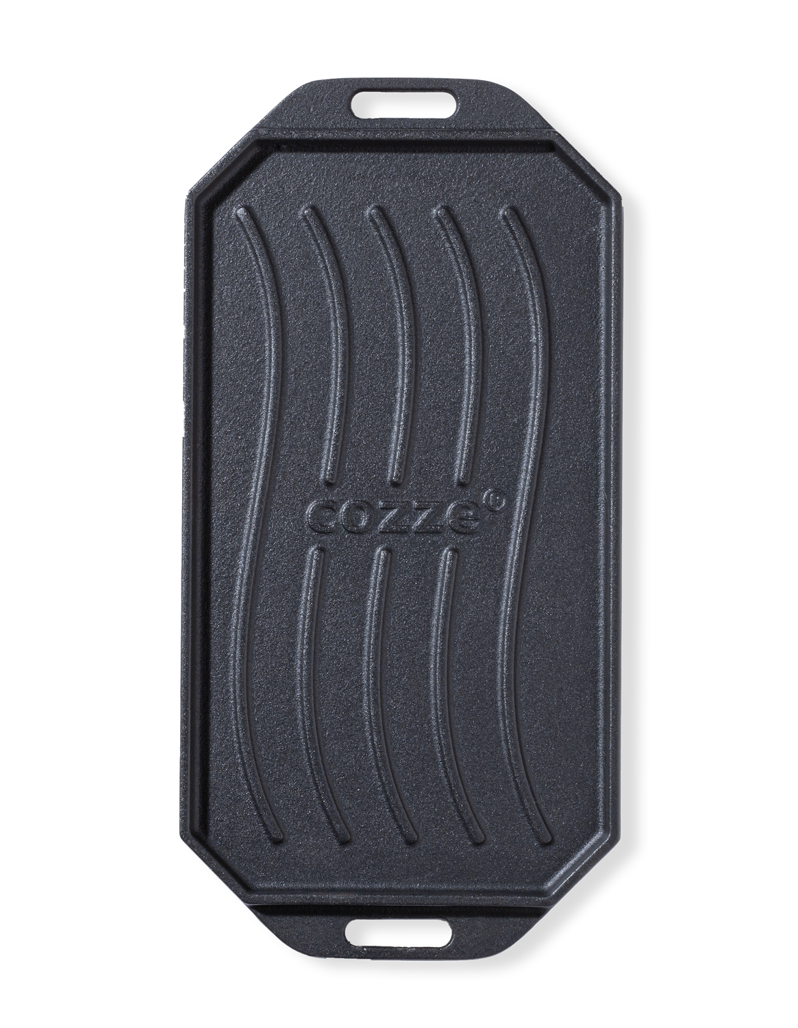 Cozze Gusseisen-Wendepfanne mit Untersetzer 165x330mm - Cozze BBQ Schweiz