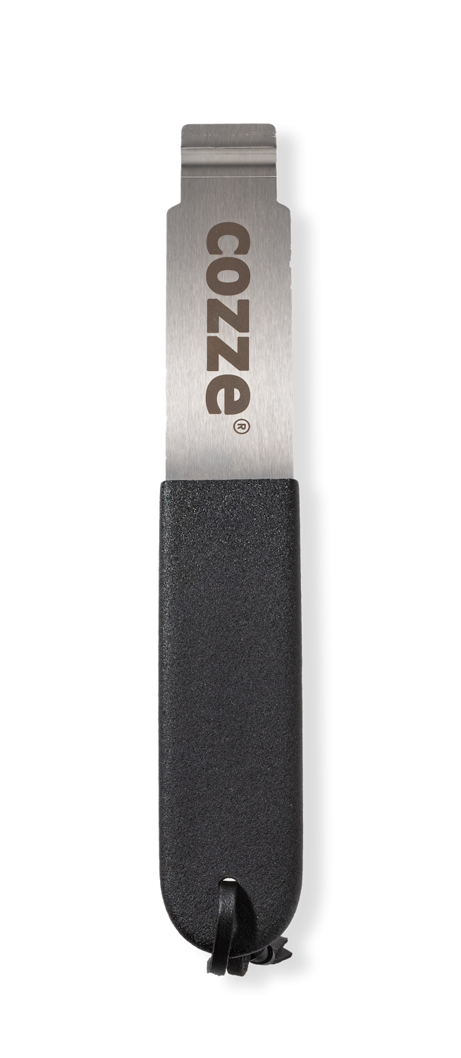 Cozze Gusseisen-Wendepfanne mit Untersetzer 165x330mm