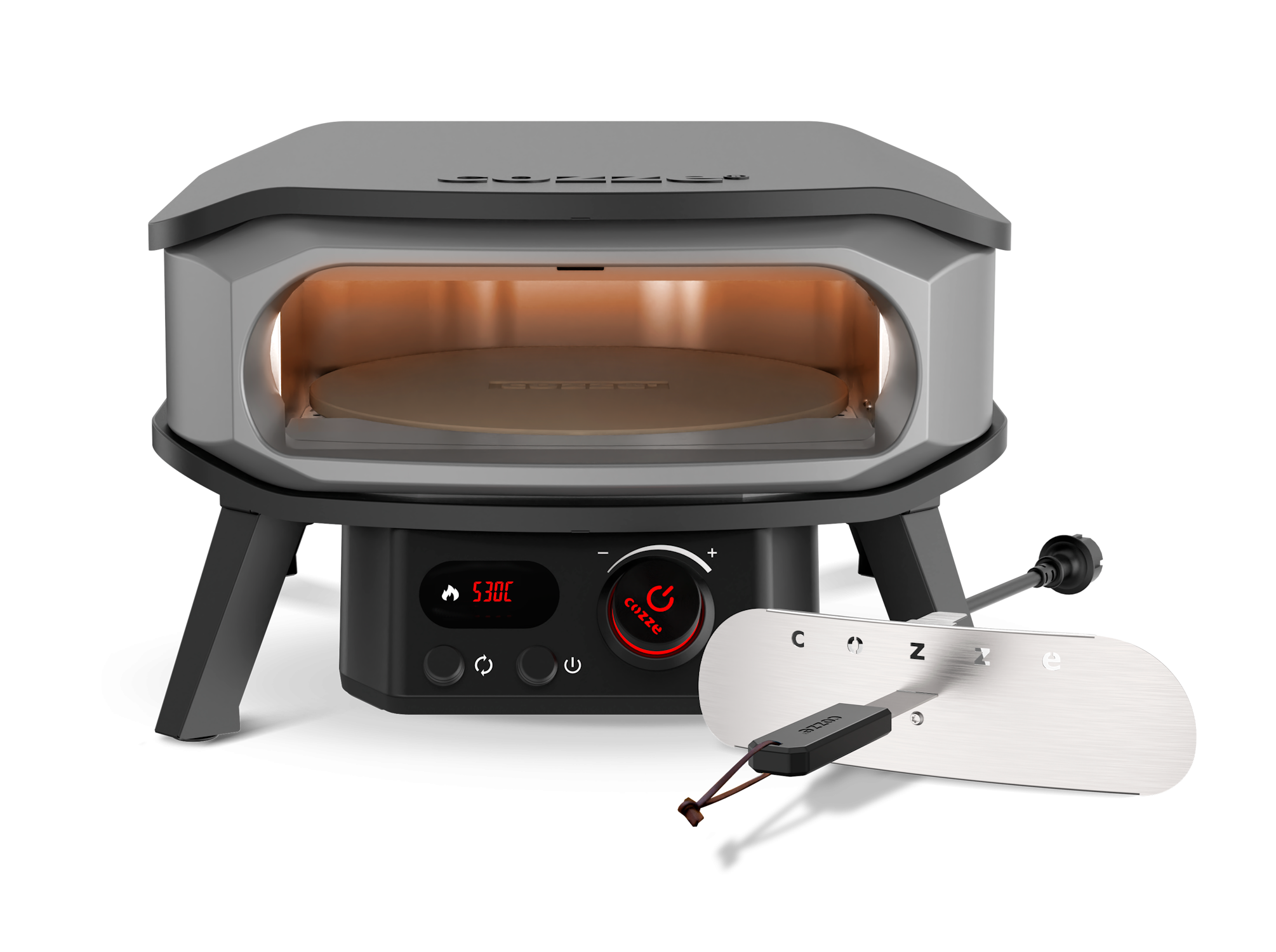 Cozze 13 inch Pizzaofen PREMIUM ROTATE, elektrisch 230V - CH-Stecker