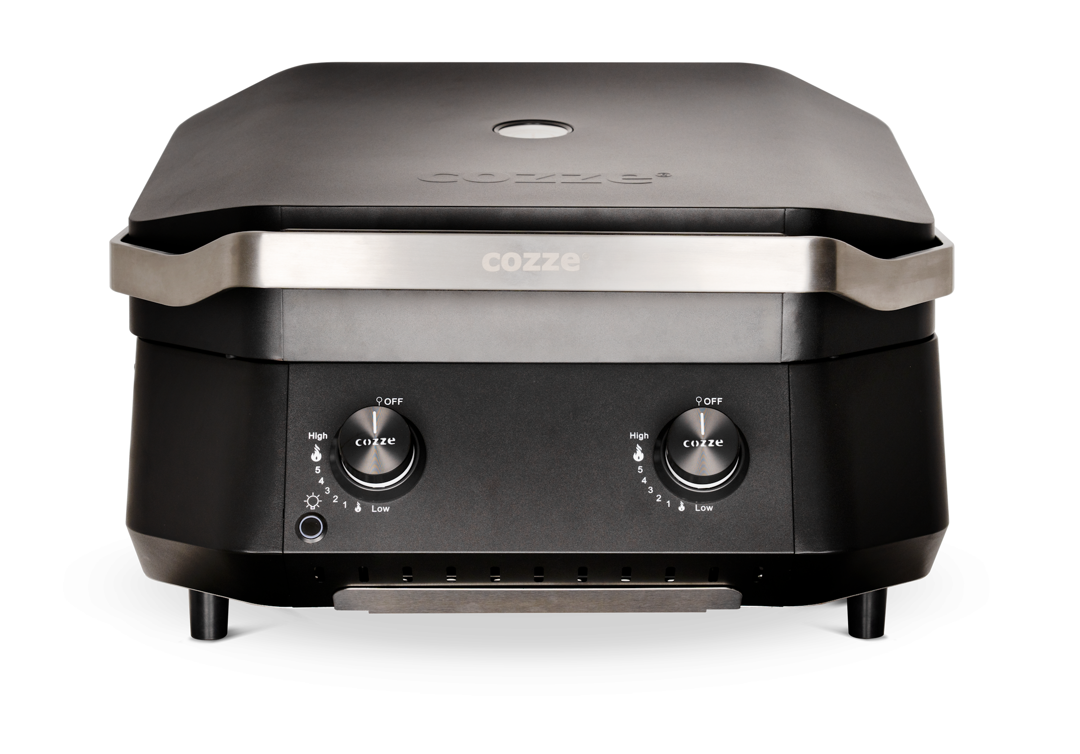Cozze G-500 Plancha mit Deckel, Gas 50mbar - CH-Regler