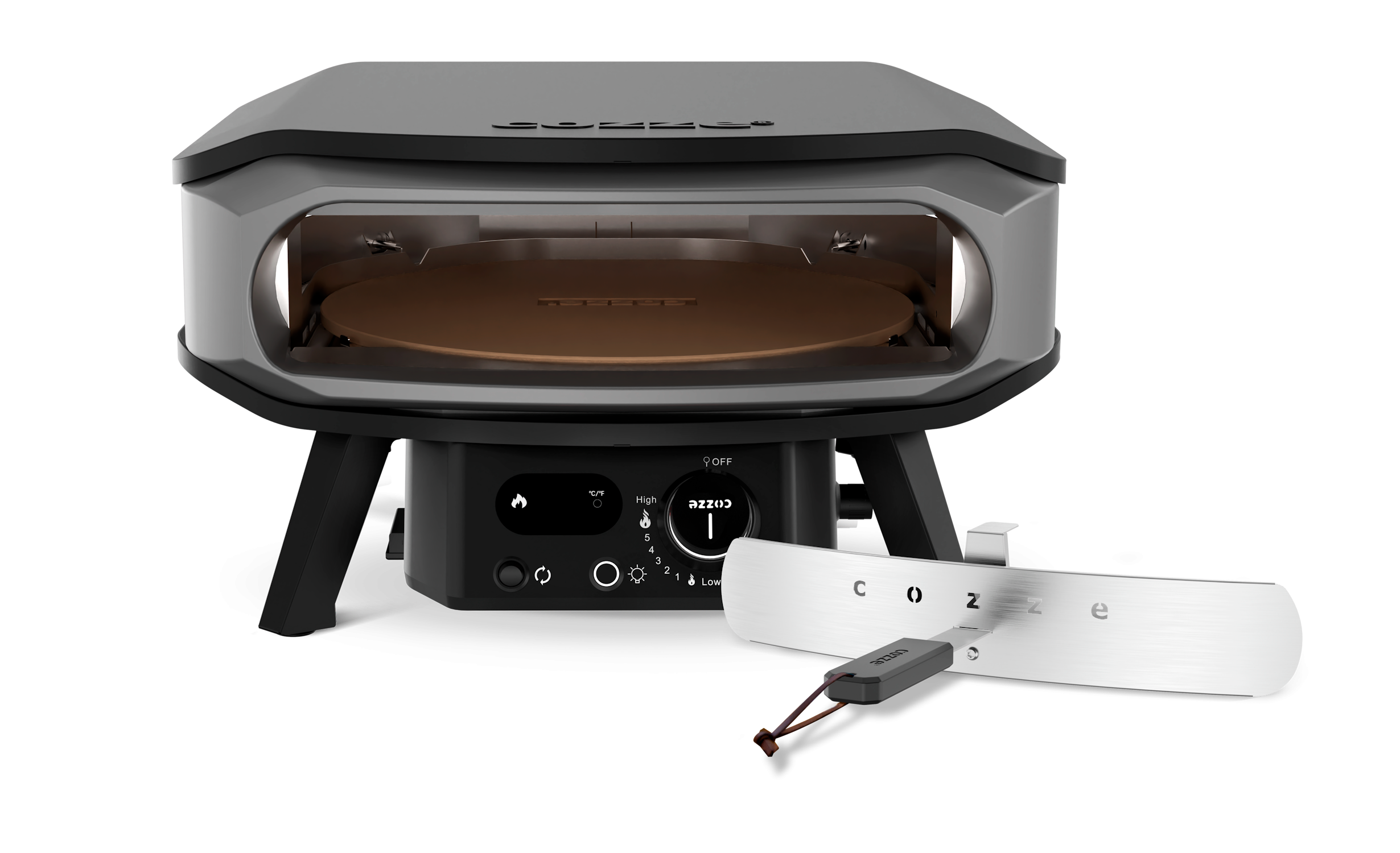 Cozze 17 inch Pizzaofen PREMIUM ROTATE, Gas 50mbar - CH-Regler