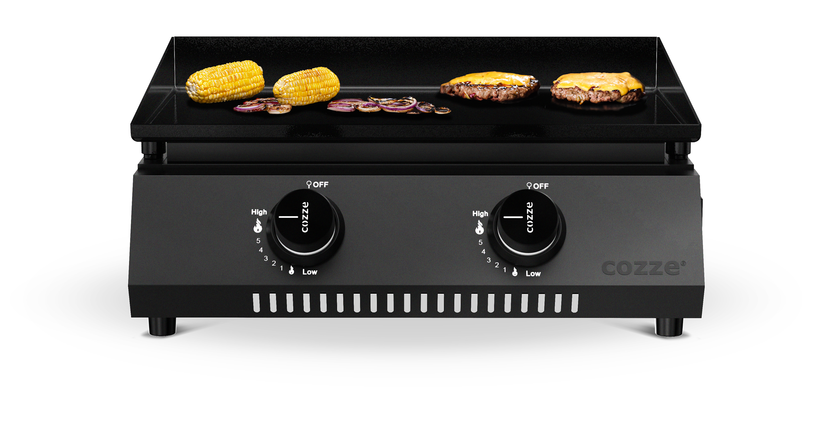 Cozze G-400 Plancha, Gas 50mbar - CH-Regler - Cozze BBQ Schweiz