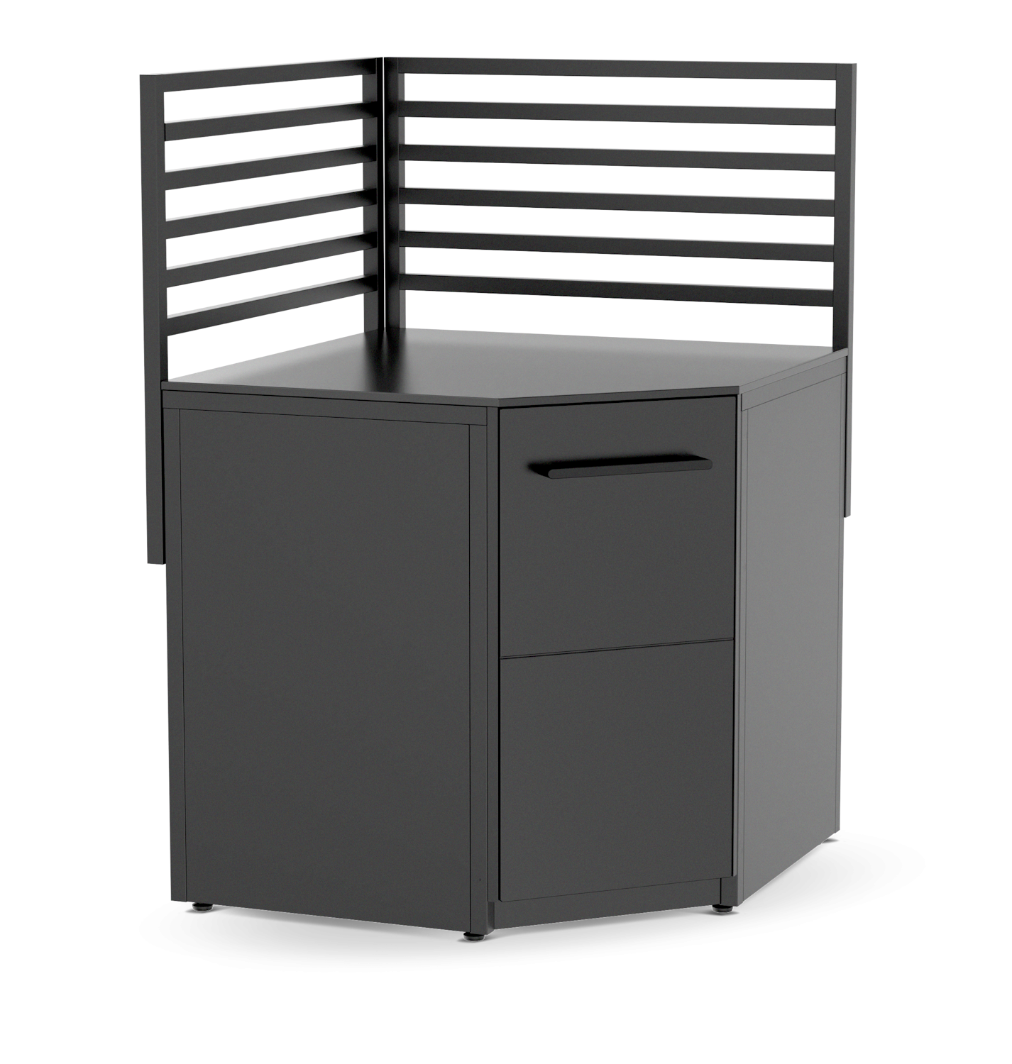 Cozze Elements Outdoor-Küche Eckmodul mit Tischplatte