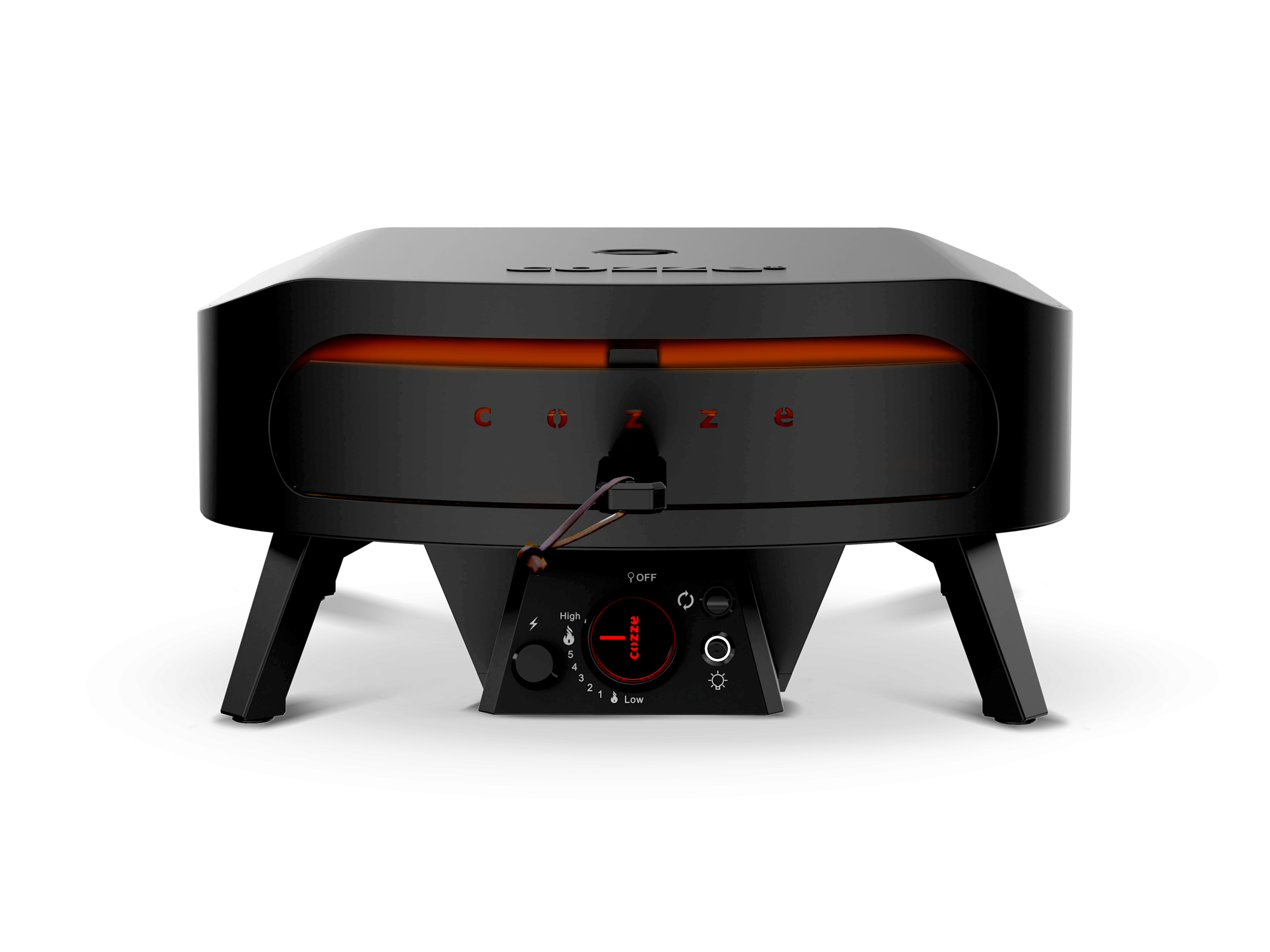 Cozze Pizzaofen Rotate - Black Edition [17 Zoll], Gas, 50mbar - CH-Regler