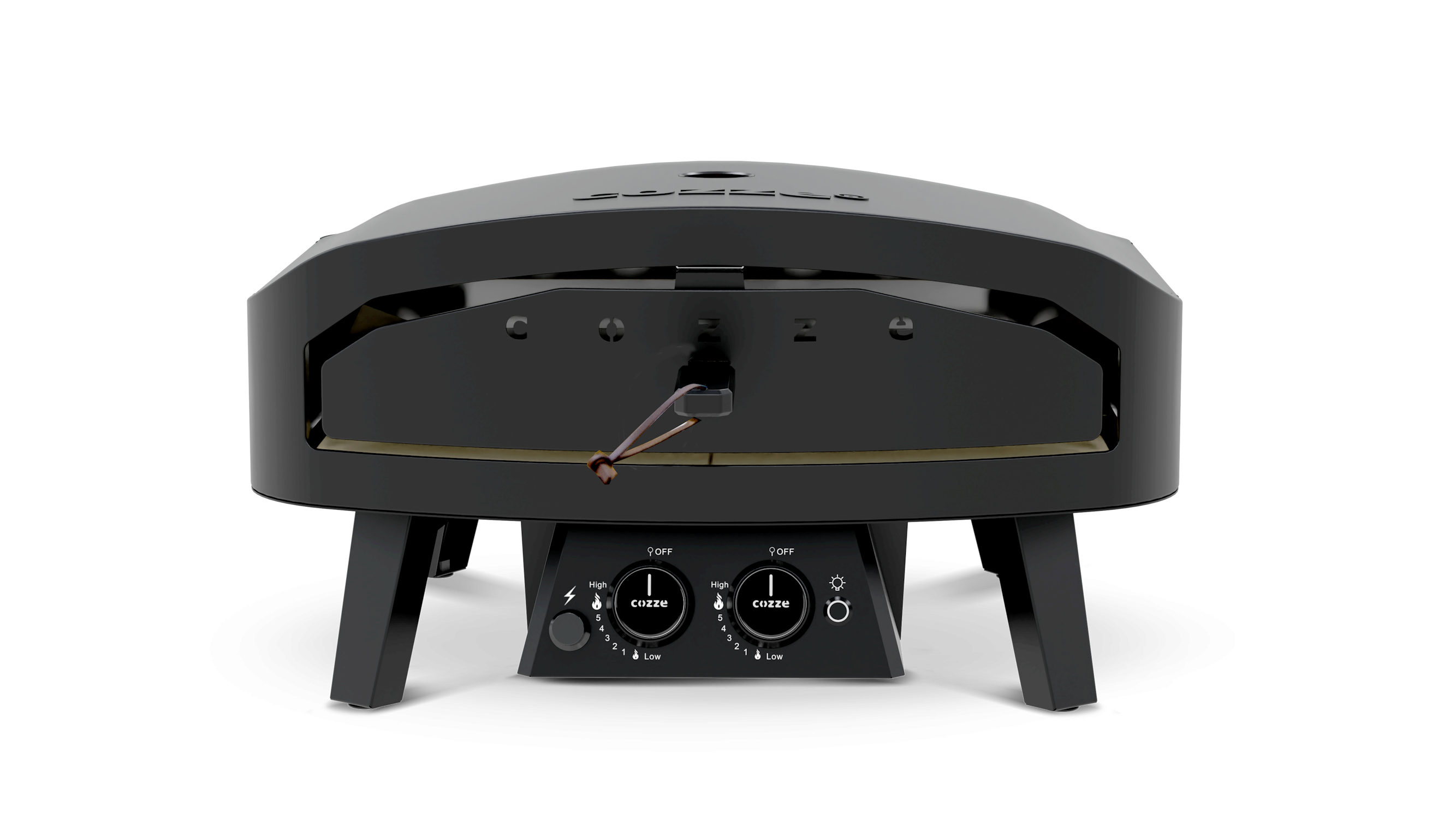 Cozze Pizzaofen - Black Edition [24 Zoll], Gas, 50mbar - CH-Regler
