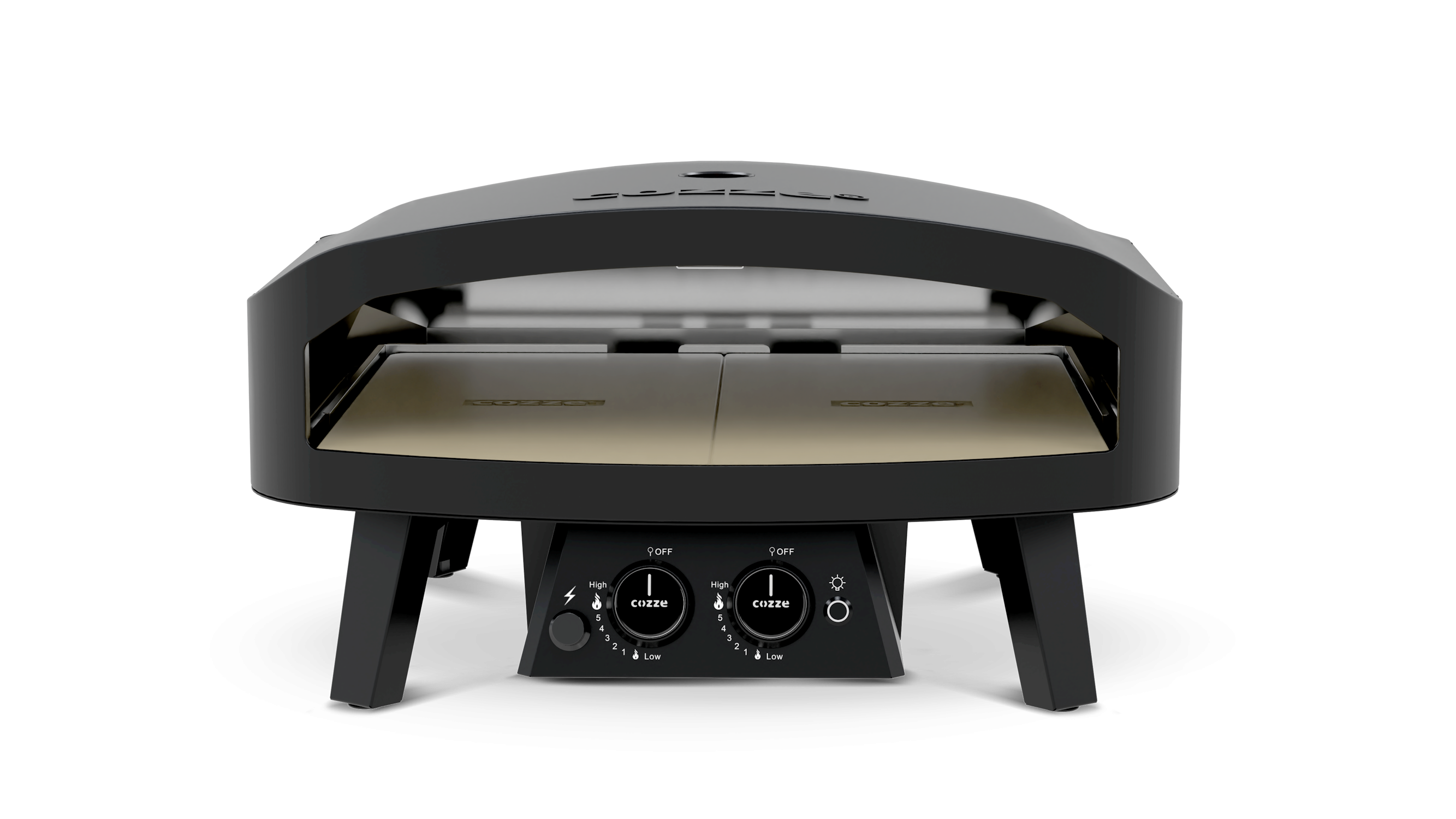 Cozze Pizzaofen - Black Edition [24 Zoll], Gas, 50mbar - CH-Regler