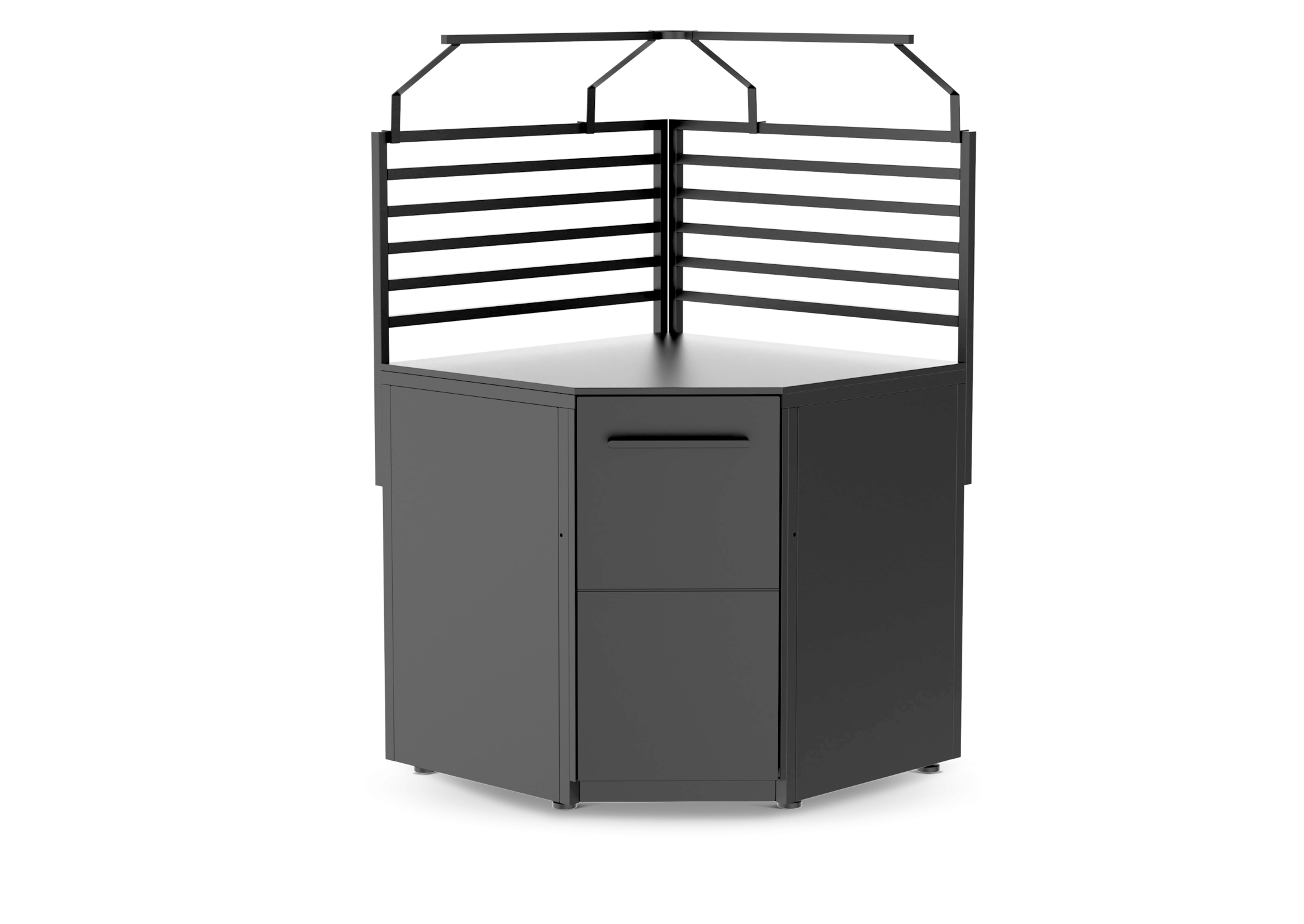 Cozze Elements LED-Rack für Outdoor-Küche Eckmodul [90 cm]