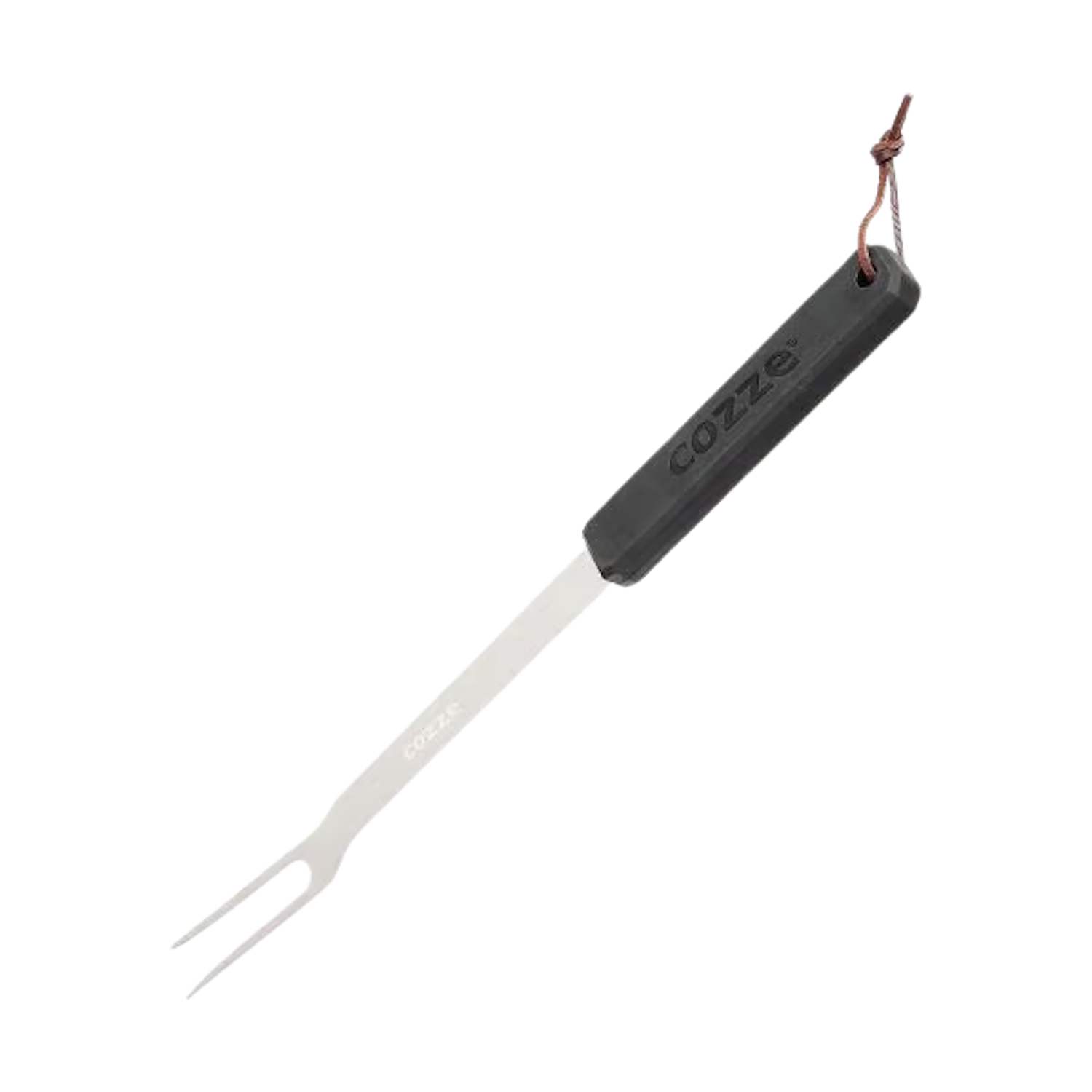 Cozze Grillgabel 450mm mit TPR-Griff, Edelstahl