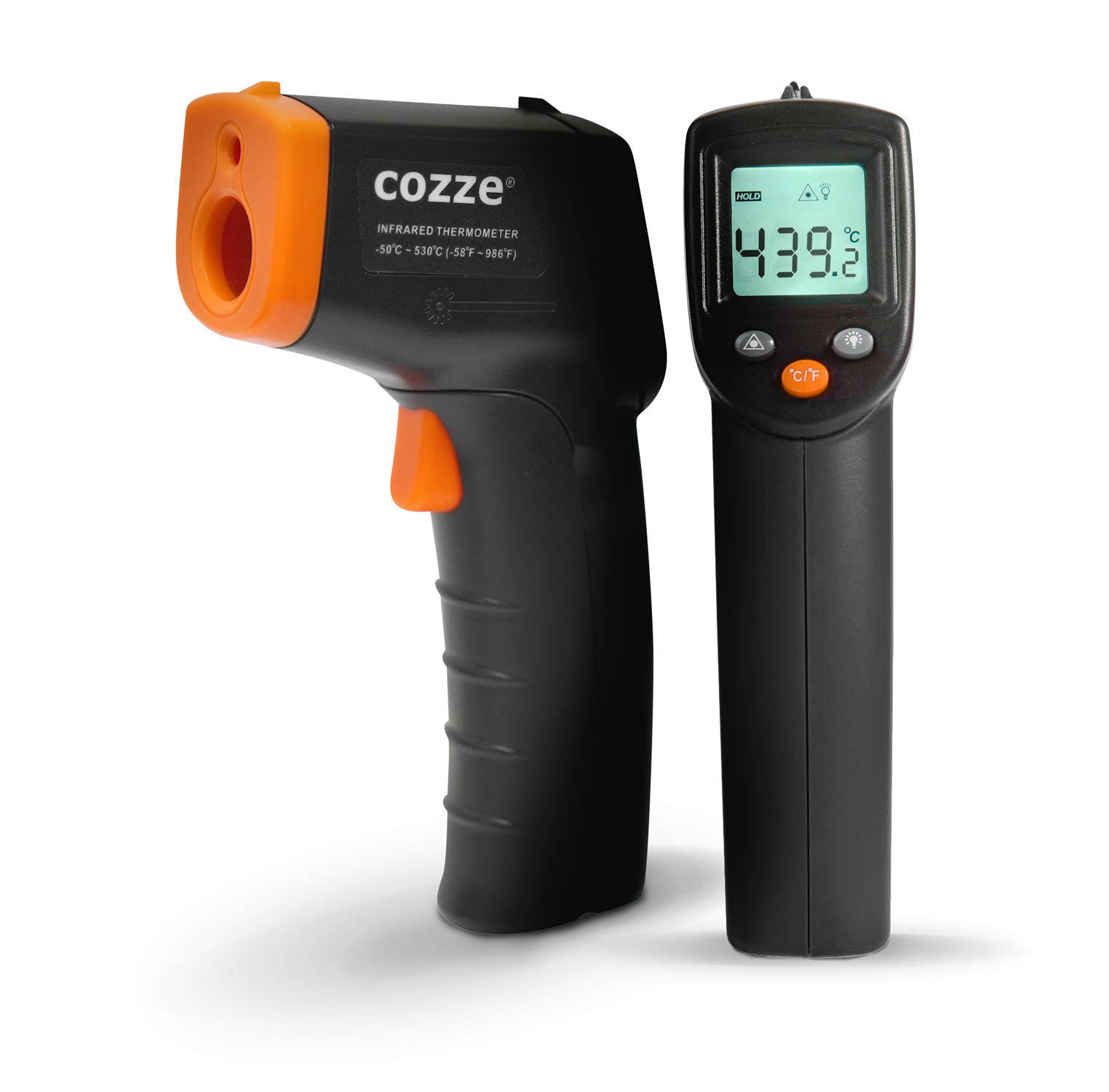 Cozze Infrarot-Thermometer mit Pistolengriff 530 °C