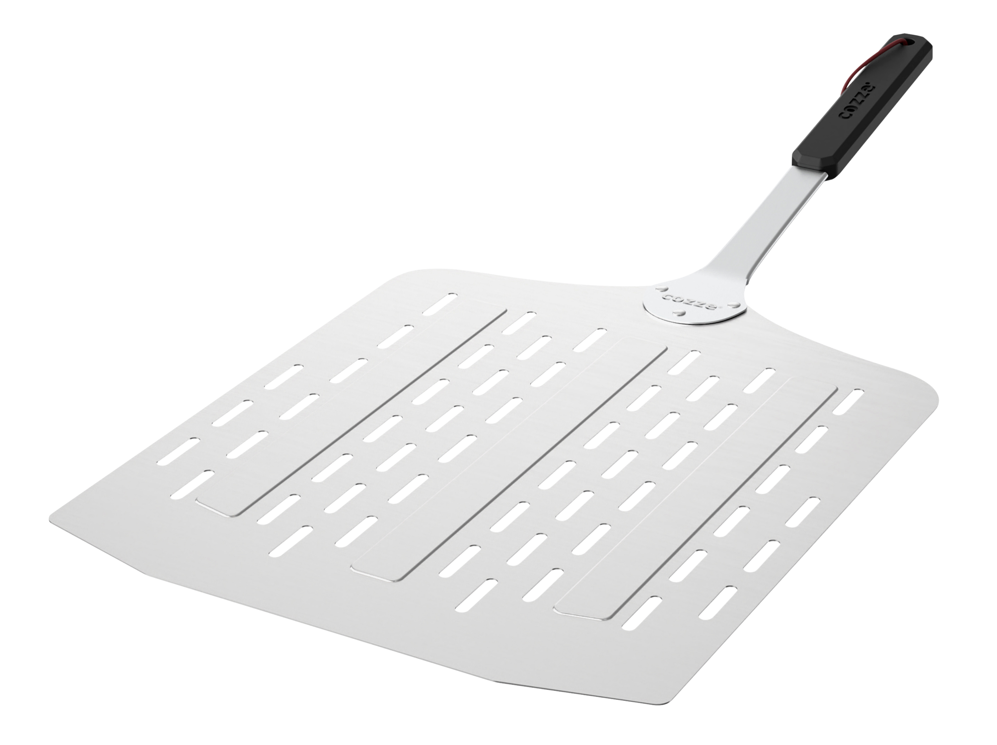 Cozze leichte Pizzaschaufel mit Löchern 76x40x35cm, Aluminium
