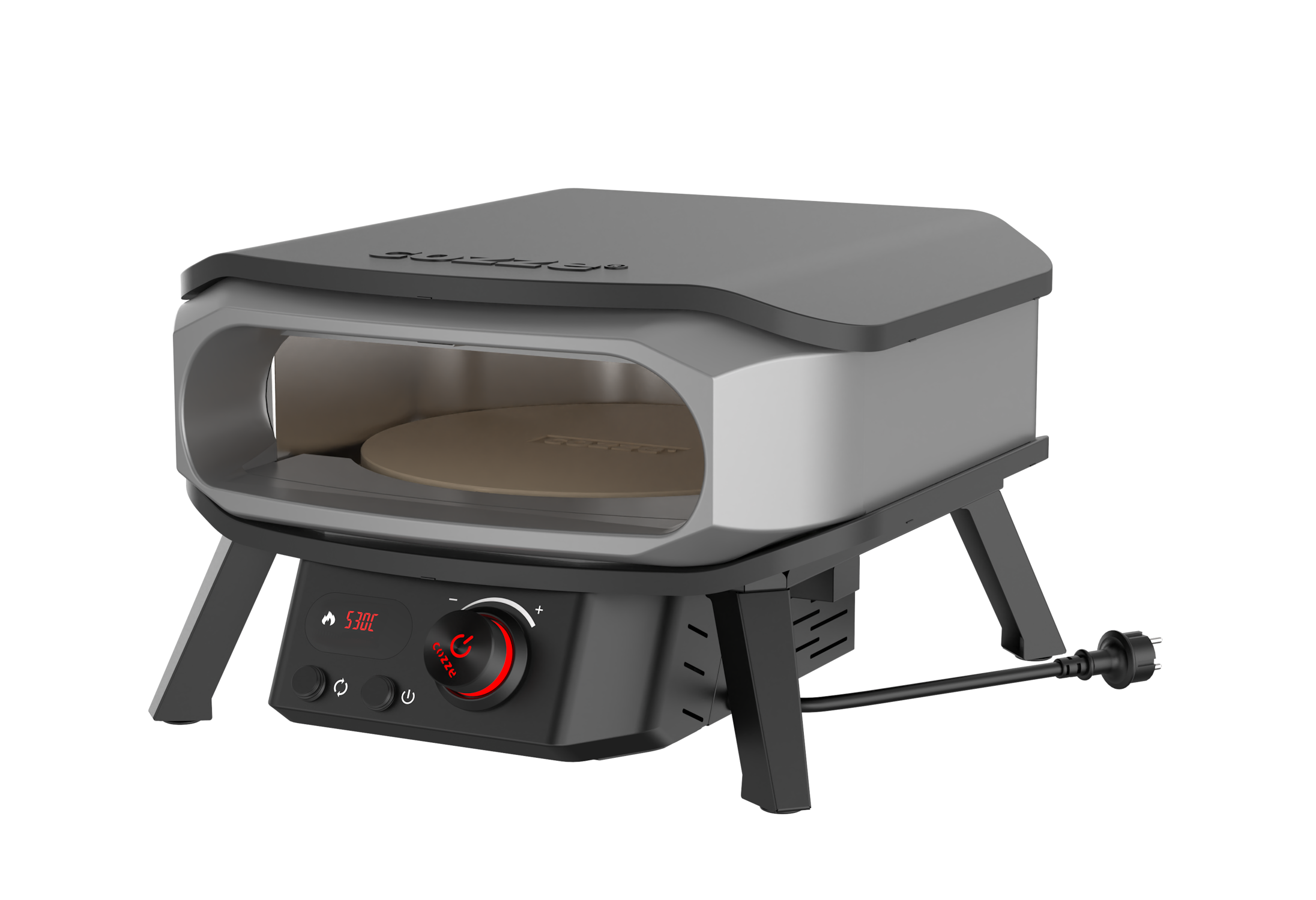Cozze 13 inch Pizzaofen PREMIUM ROTATE, elektrisch 230V - CH-Stecker