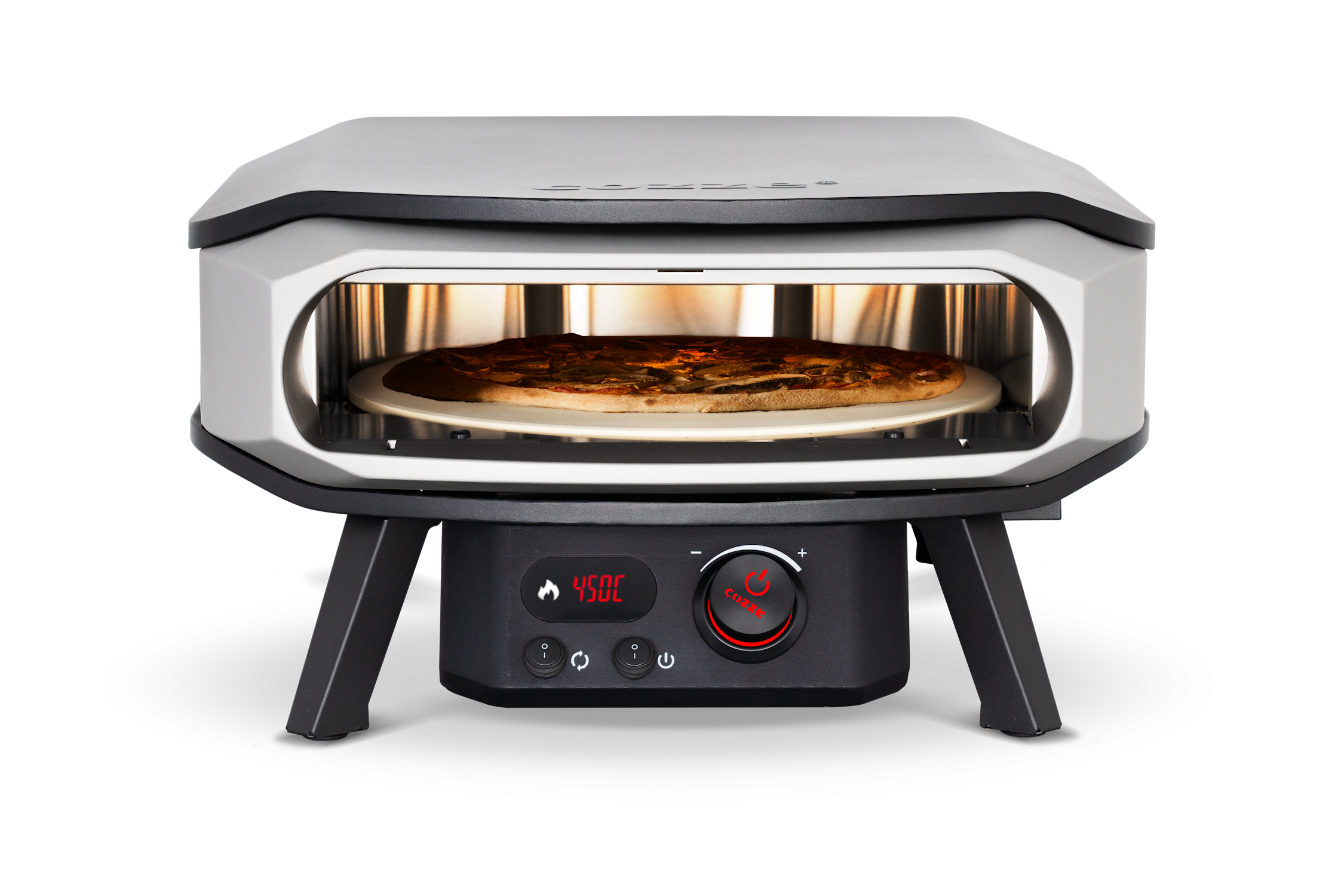 Cozze 17 inch Pizzaofen PREMIUM ROTATE, elektrisch 230V - CH-Stecker