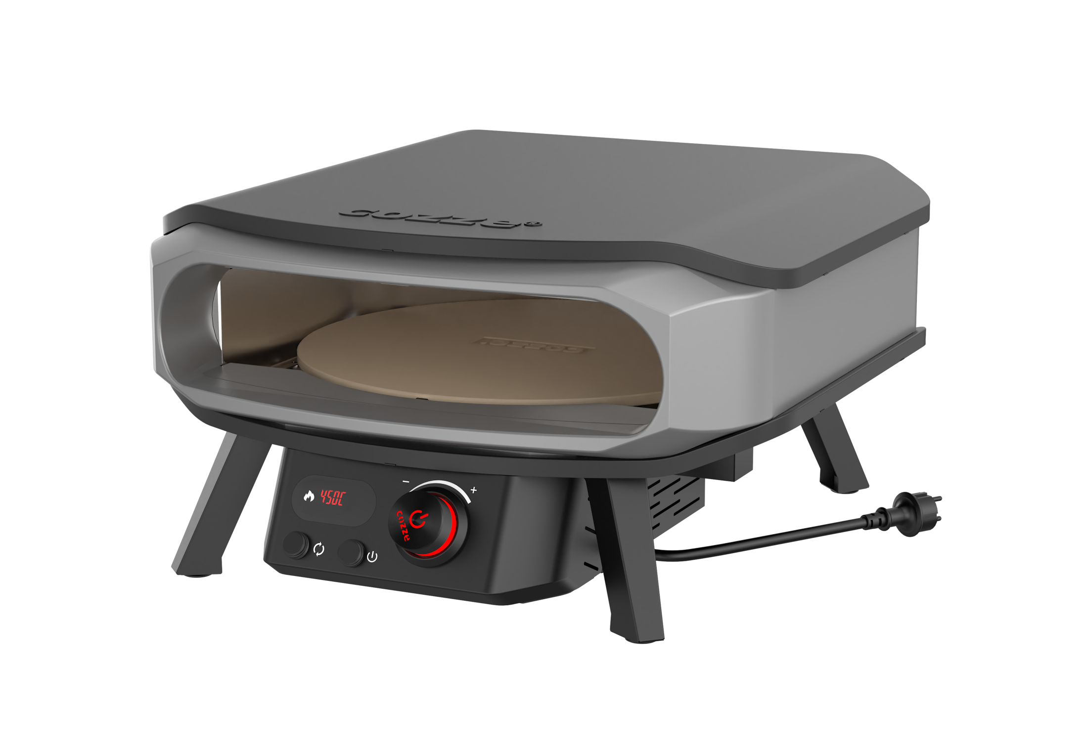Cozze 17 inch Pizzaofen PREMIUM ROTATE, elektrisch 230V - CH-Stecker