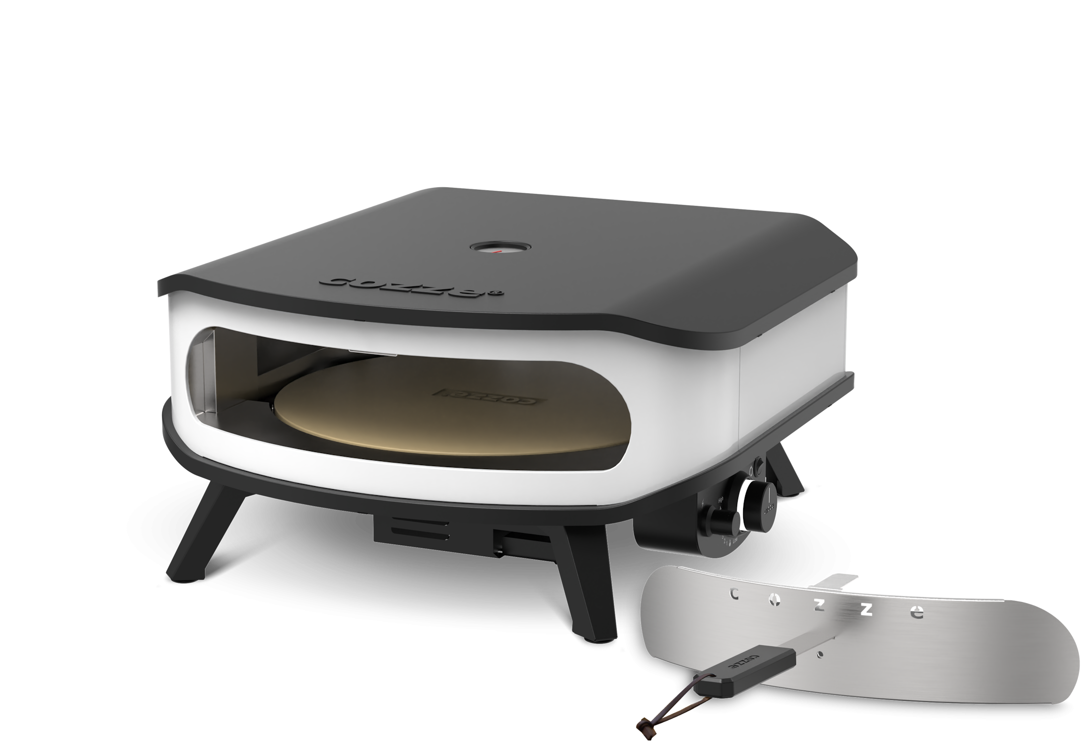 Cozze 17 inch Pizzaofen, Gas 50mbar, mit rotierendem Pizzastein - CH-Regler