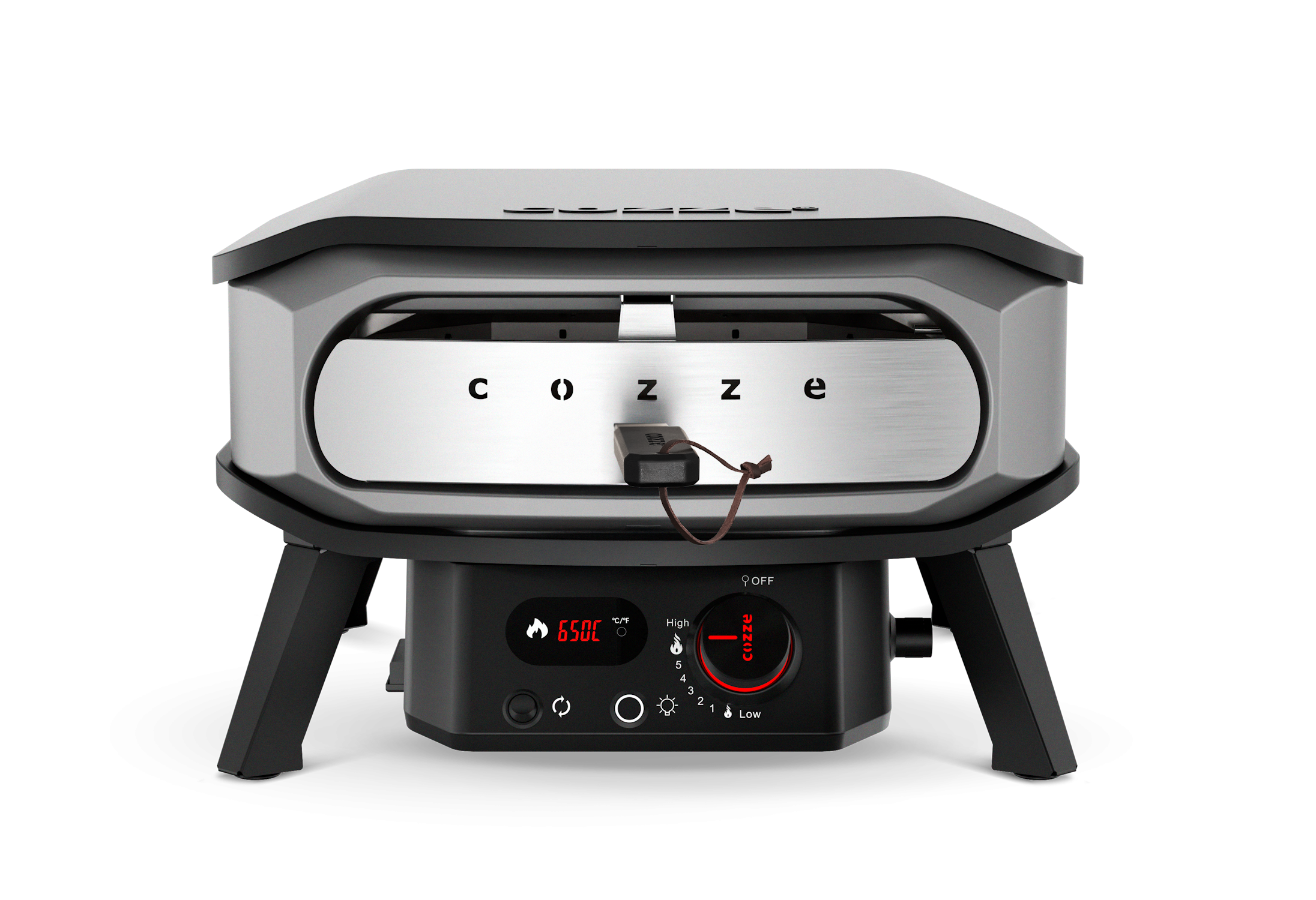 Cozze 13 inch Pizzaofen PREMIUM ROTATE, Gas 50mbar - CH-Regler