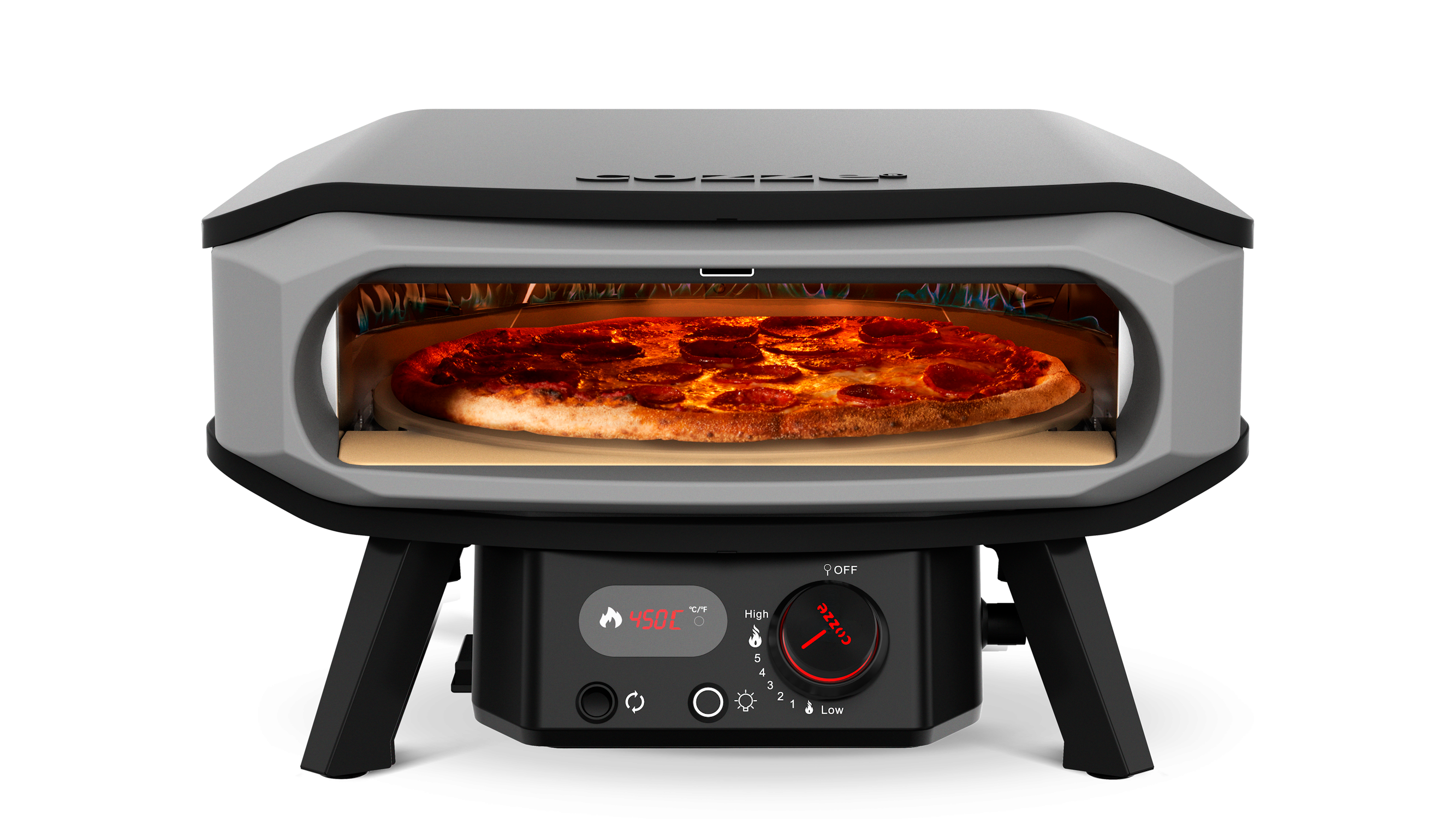 Cozze 17 inch Pizzaofen PREMIUM ROTATE, Gas 50mbar - CH-Regler