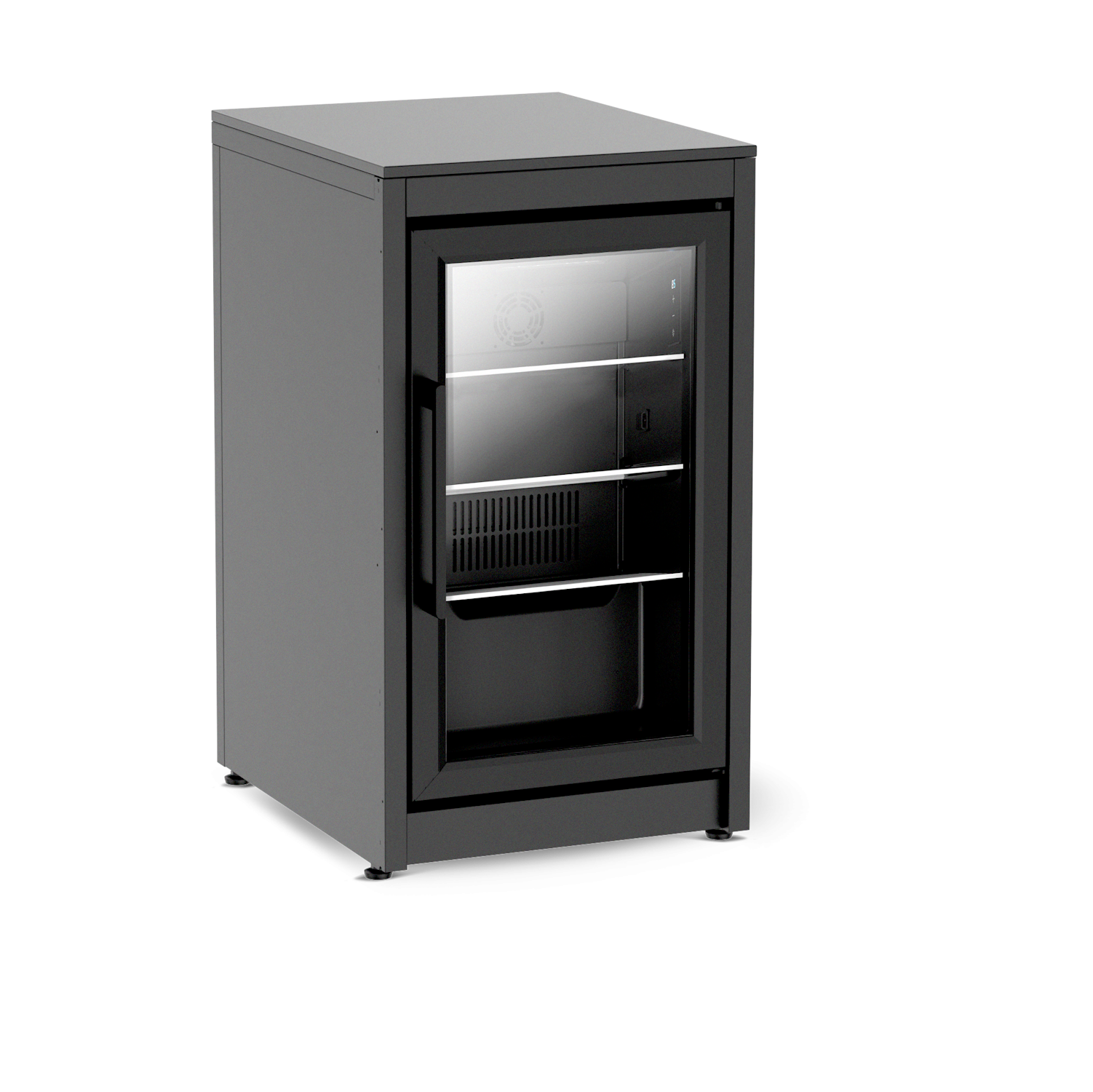 Cozze Elements Outdoor-Küche Kühlschrank-Einbaumodul mit Tischplatte [52 cm]