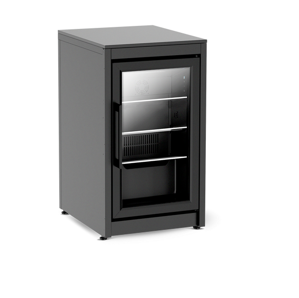 Cozze Elements Outdoor-Küche Kühlschrank-Einbaumodul mit Tischplatte [52 cm]