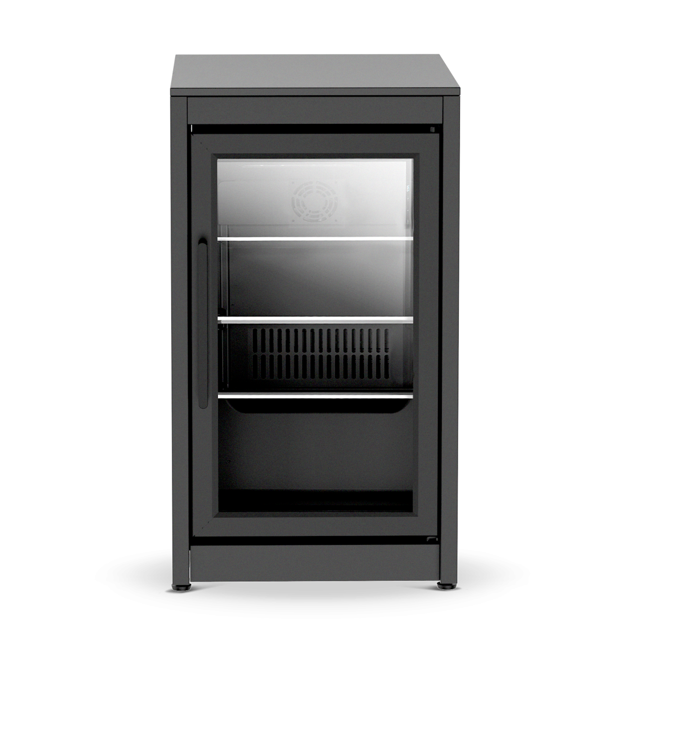Cozze Elements Outdoor-Küche Kühlschrank-Einbaumodul mit Tischplatte [52 cm]